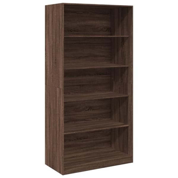 vidaXL Vaatekaappi ruskea tammi 100x50x200 cm tekninen puu