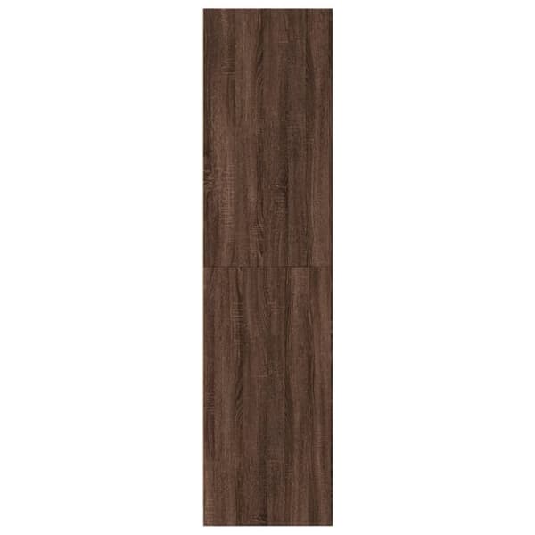 vidaXL Vaatekaappi ruskea tammi 100x50x200 cm tekninen puu