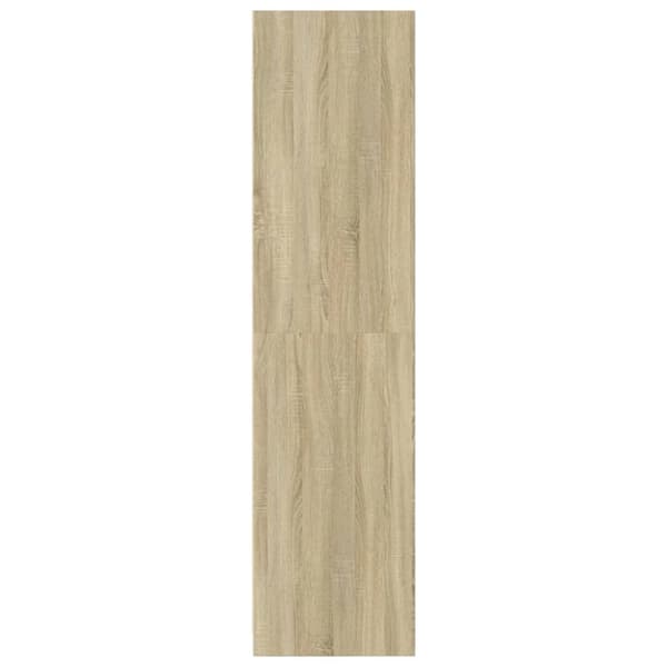 vidaXL Garderobe sonoma eik 100x50x200 cm sponplate