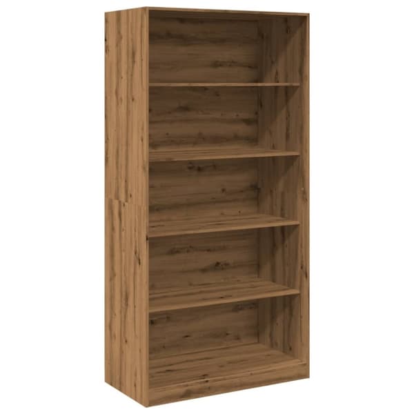 vidaXL Garderobe artisan eik 100x50x200 cm konstruert tre