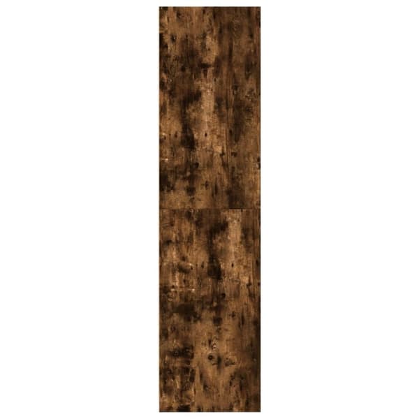 vidaXL Vaatekaappi savutammi 100x50x200 cm tekninen puu