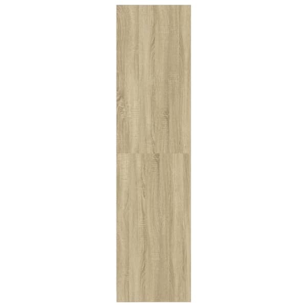 vidaXL klædeskab 80x50x200 cm konstrueret træ sonoma-eg