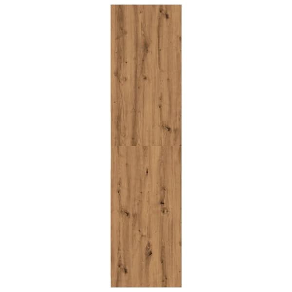 vidaXL Garderobe artisan eik 80x50x200 cm konstruert tre