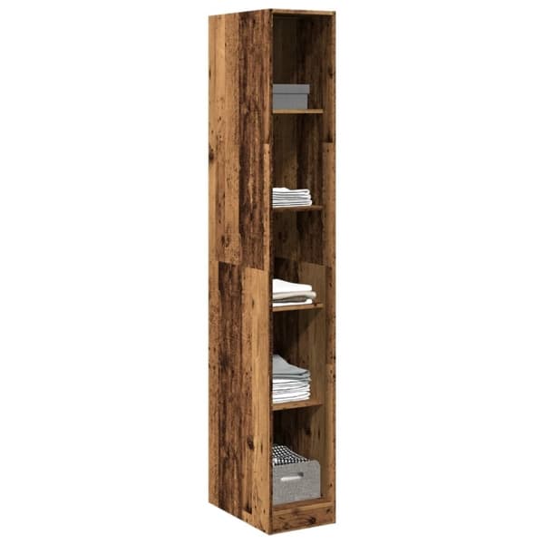 vidaXL Garderobe gammelt tre 30x50x200 cm konstruert tre