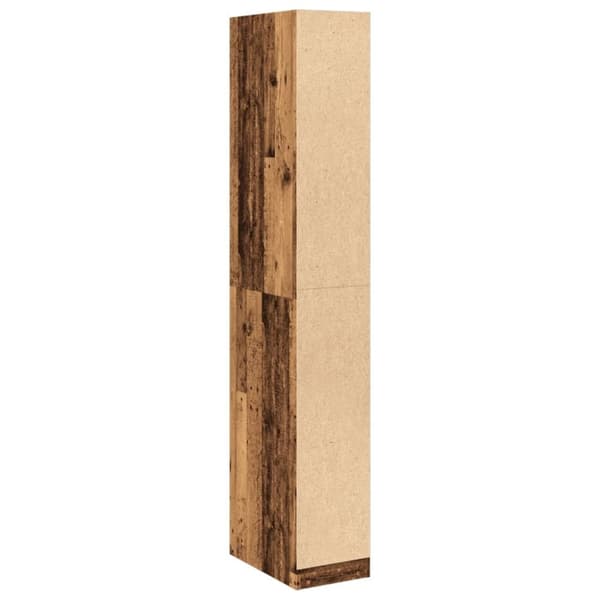 vidaXL Garderobe gammelt tre 30x50x200 cm konstruert tre