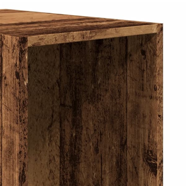vidaXL Garderobe gammelt tre 30x50x200 cm konstruert tre