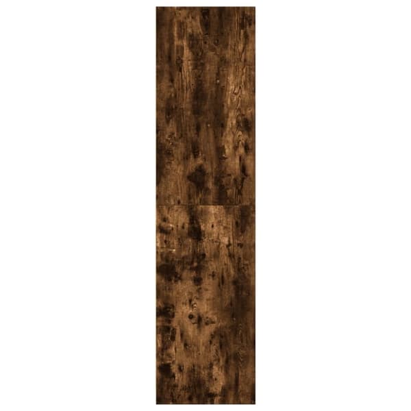 vidaXL Garderobe røkt eik 30x50x200 cm konstruert tre