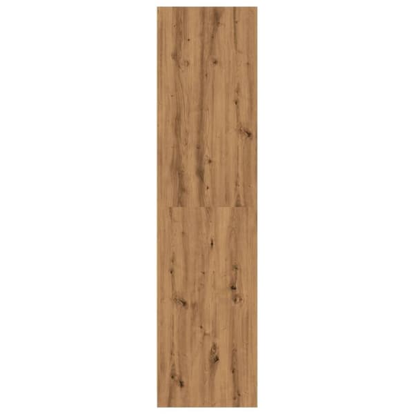 vidaXL Garderobe artisan eik 30x50x200 cm konstruert tre