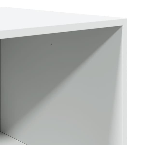 vidaXL klædeskab 100x50x200 cm konstrueret træ hvid