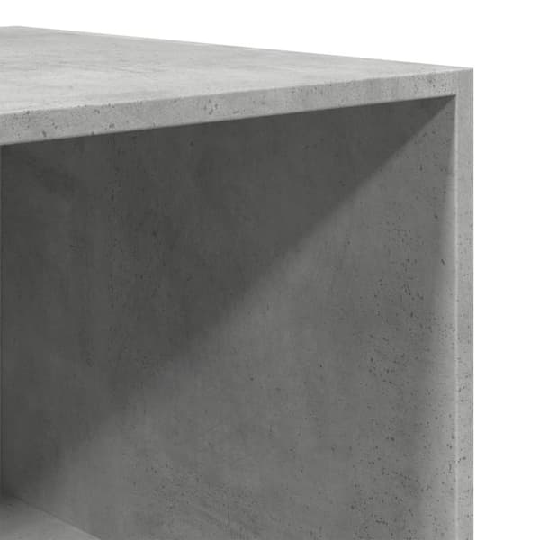 vidaXL klædeskab 80x50x200 cm konstrueret træ betongrå