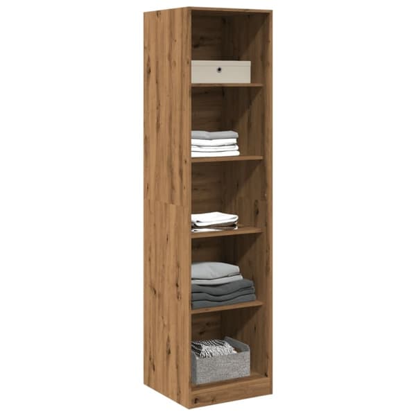 vidaXL klædeskab 50x50x200 cm konstrueret træ egetræslook