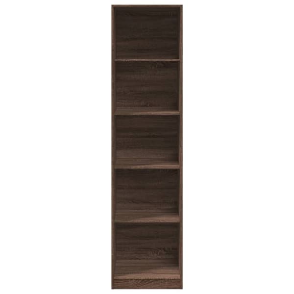 vidaXL Vaatekaappi ruskea tammi 50x50x200 cm tekninen puu