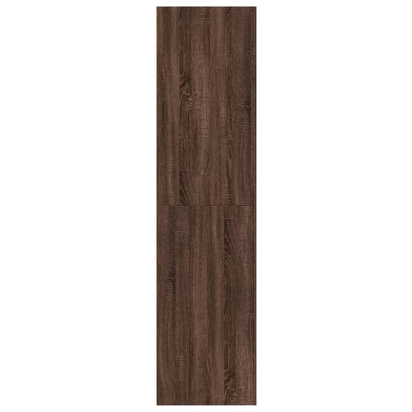 vidaXL Vaatekaappi ruskea tammi 50x50x200 cm tekninen puu