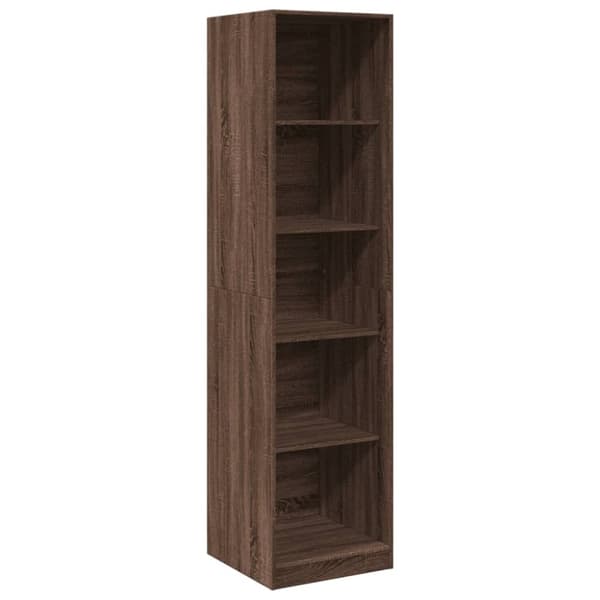 vidaXL Vaatekaappi ruskea tammi 50x50x200 cm tekninen puu