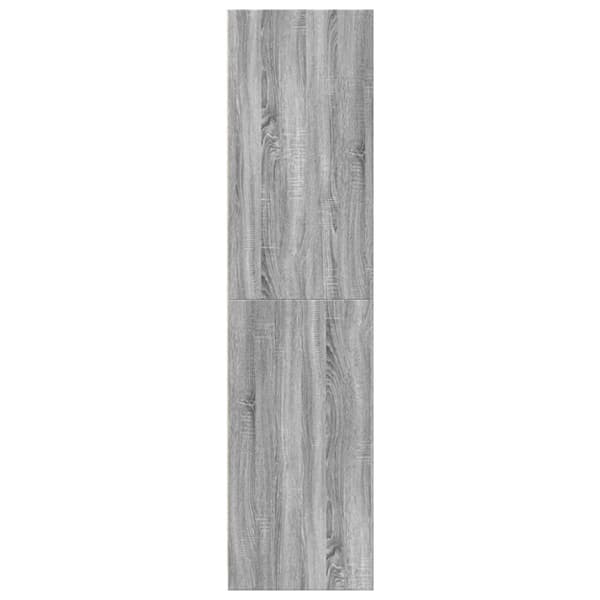 vidaXL Garderobe grå sonoma 50x50x200 cm konstruert tre