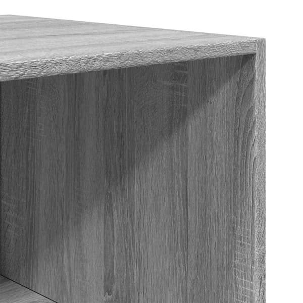 vidaXL Garderobe grå sonoma 50x50x200 cm konstruert tre