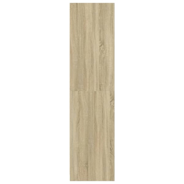 vidaXL Garderobe sonoma eik 100x50x200 cm sponplate