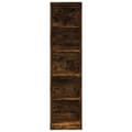 Miniatyrbilde 5 av 11: vidaXL Garderobe røkt eik 50x50x200 cm konstruert tre