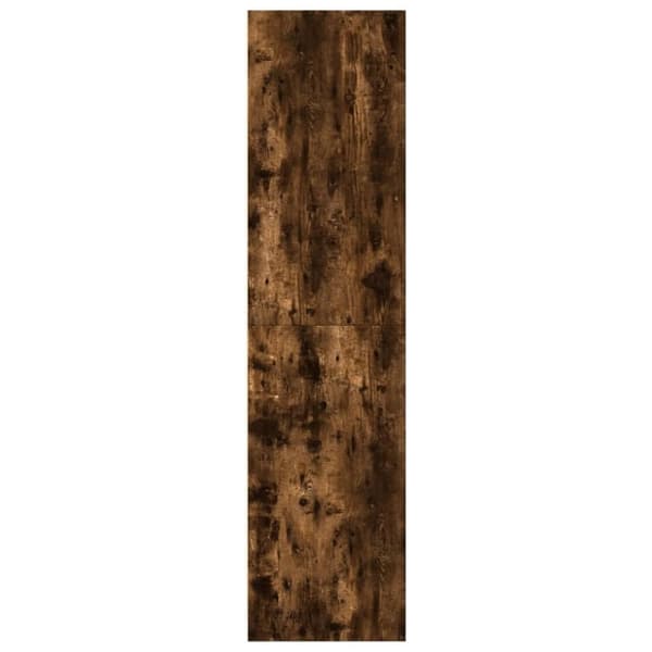 vidaXL Garderobe røkt eik 50x50x200 cm konstruert tre