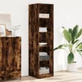 Miniatyrbilde 2 av 11: vidaXL Garderobe røkt eik 50x50x200 cm konstruert tre
