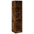 Miniatyrbilde 1 av 11: vidaXL Garderobe røkt eik 50x50x200 cm konstruert tre