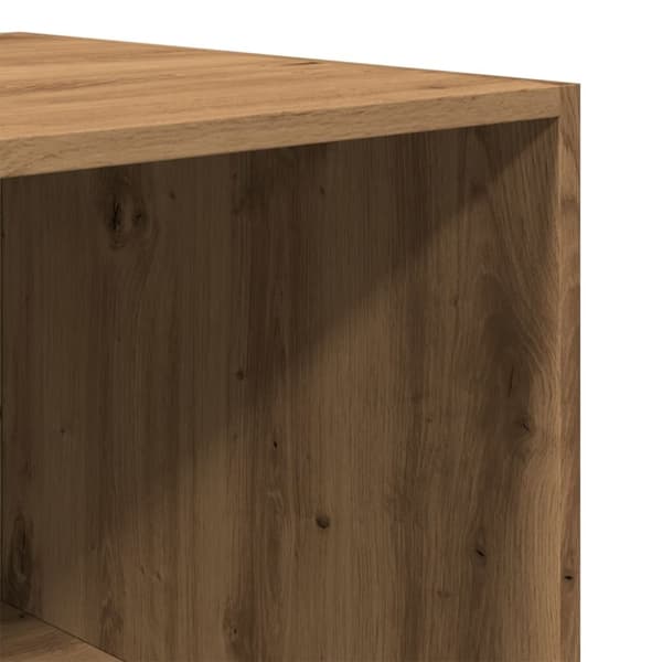 vidaXL klædeskab 80x50x200 cm konstrueret træ egetræslook