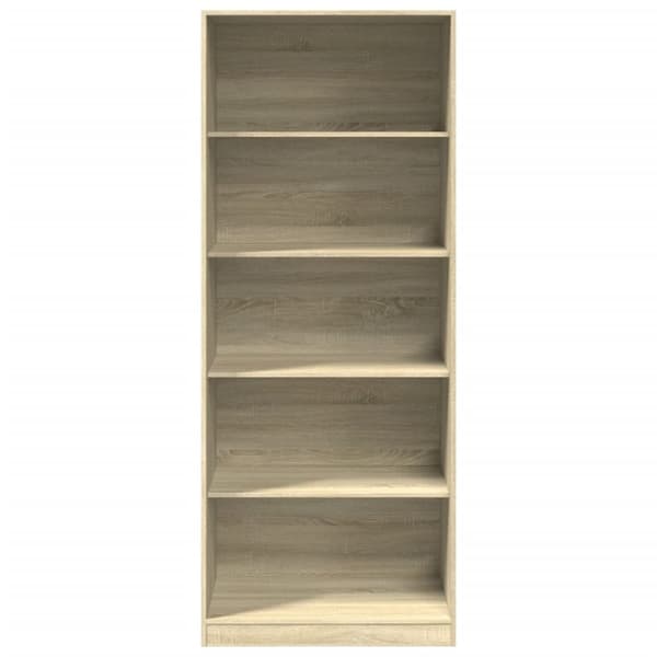 vidaXL klædeskab 80x50x200 cm konstrueret træ sonoma-eg