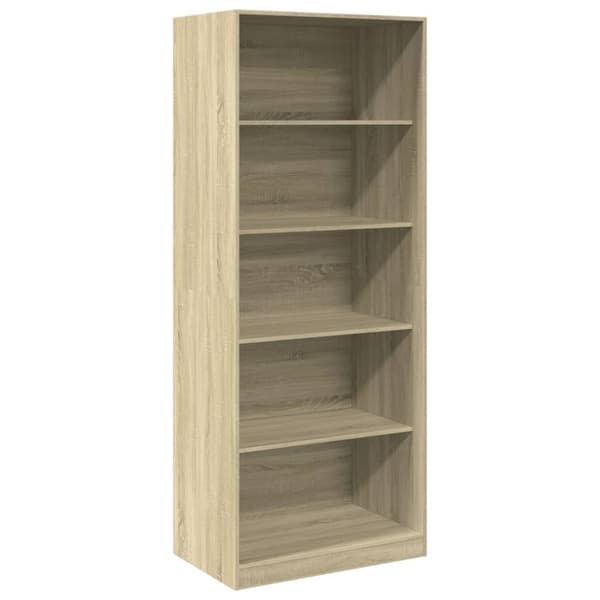 vidaXL klædeskab 80x50x200 cm konstrueret træ sonoma-eg