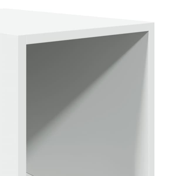 vidaXL klædeskab 30x50x200 cm konstrueret træ hvid