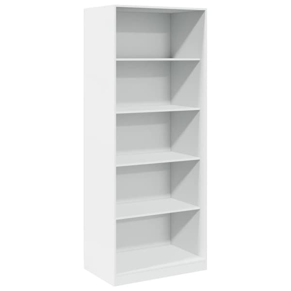 vidaXL Garderobe hvit 80x50x200 cm konstruert tre
