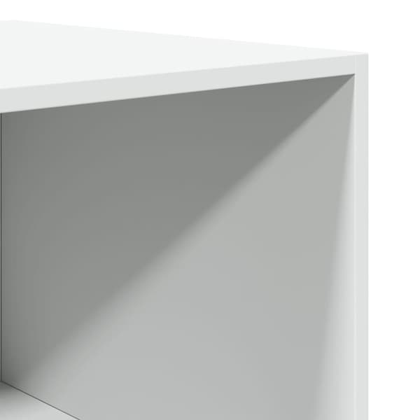 vidaXL Garderobe hvit 80x50x200 cm konstruert tre