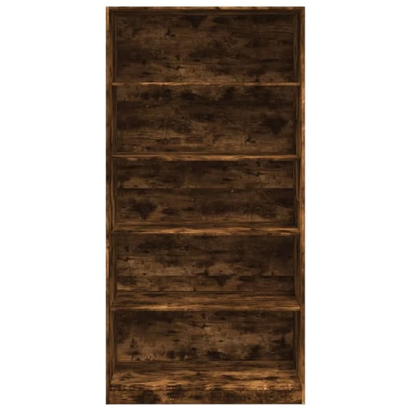 vidaXL Klädskåp rökfärgad ek 100x50x200 cm konstruerat trä