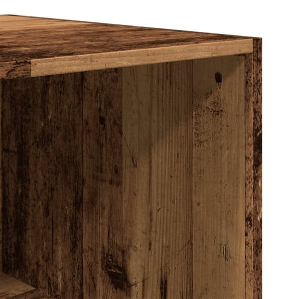 vidaXL Garderobe gammelt tre 100x50x200 cm konstruert tre