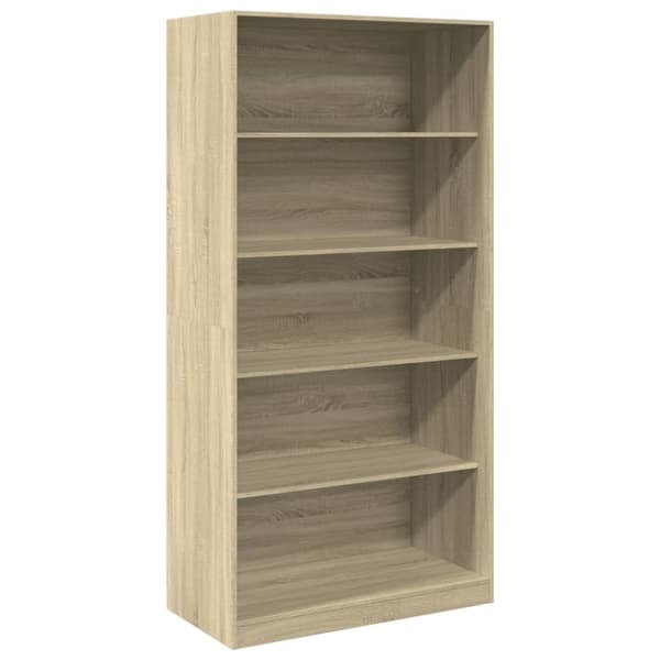 vidaXL klædeskab 100x50x200 cm konstrueret træ sonoma-eg