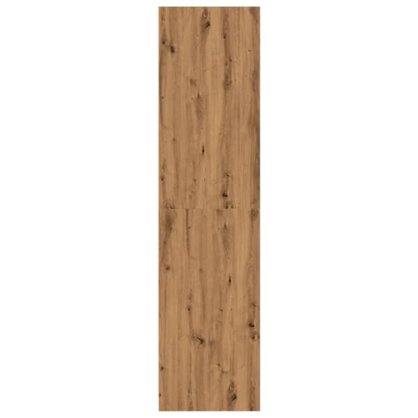 vidaXL Garderobe artisan eik 100x50x200 cm konstruert tre