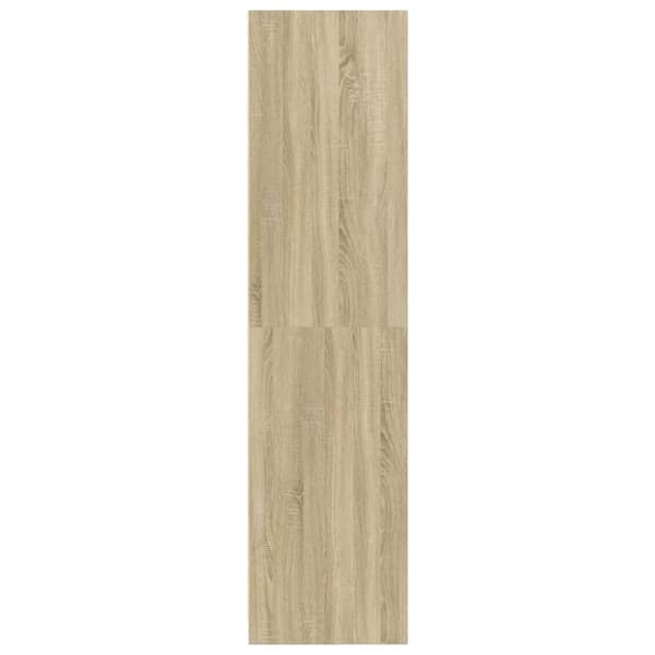 vidaXL Garderobe sonoma eik 100x50x200 cm sponplate