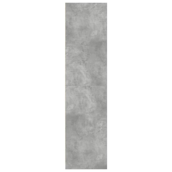 vidaXL Garderob betonggrå 50x50x200 cm konstruerat trä