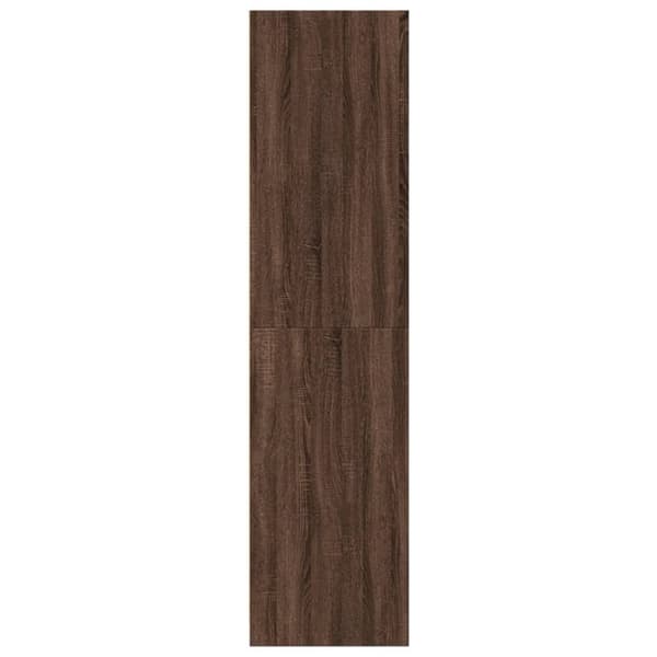 vidaXL klædeskab 50x50x200 cm konstrueret træ brun egetræsfarve