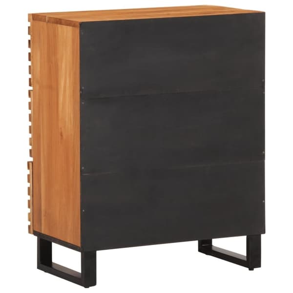 vidaXL Skänk 60x34x75 cm massivt akaciaträ