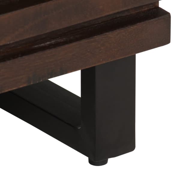 vidaXL skænk 40x34x75 cm massivt mangotræ brun
