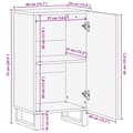 Pikkukuva 10 / 11: vidaXL Senkki 40x34x75 cm täysi akaasiapuu
