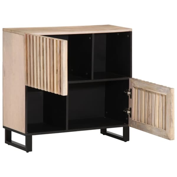 vidaXL Senkki 80x34x75 cm täysi mangopuu