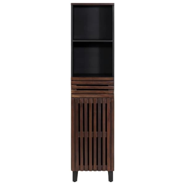 vidaXL skænk 38x34x160 cm massivt mangotræ brun