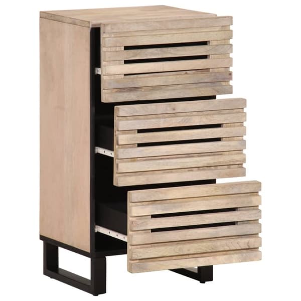 vidaXL Skjenk 40x34x75 cm heltre mango