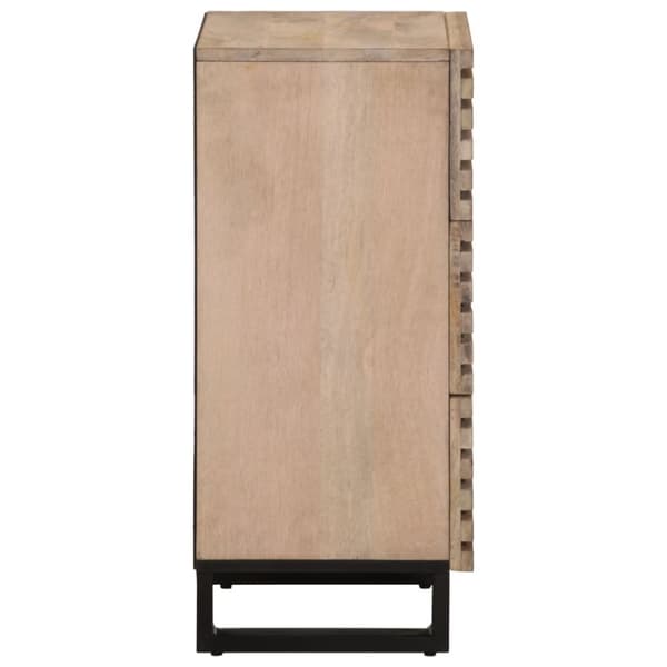 vidaXL Skjenk 40x34x75 cm heltre mango