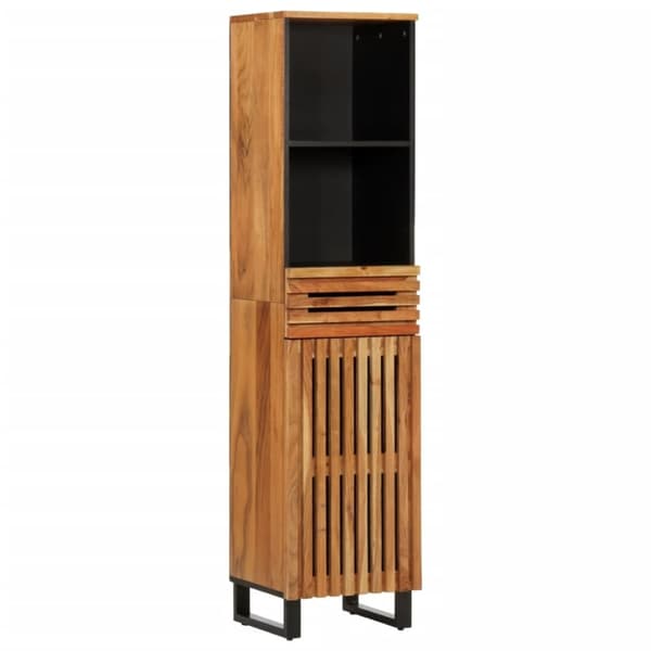 vidaXL Skjenk 38x34x160 cm heltre akasie