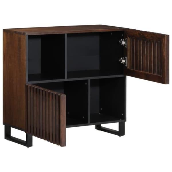 vidaXL Skjenk brun 80x34x75 cm heltre mango