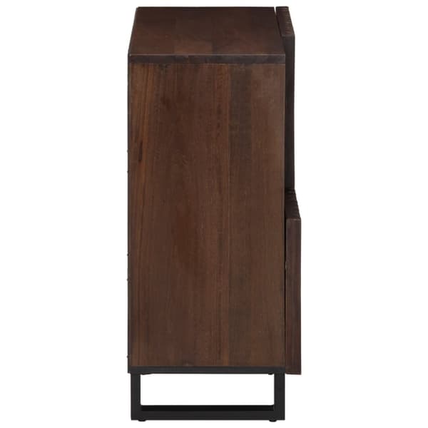 vidaXL Skjenk brun 80x34x75 cm heltre mango
