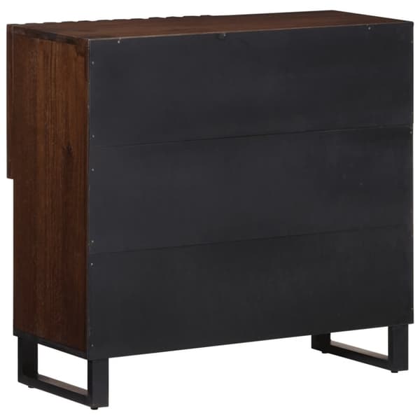 vidaXL Skjenk brun 80x34x75 cm heltre mango