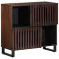 Miniatyrbilde 1 av 11: vidaXL Skjenk brun 80x34x75 cm heltre mango